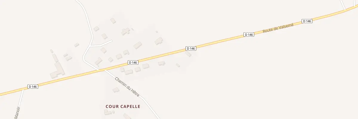 Plan du 1462B Rte de Valsemé à Beaufour-Druval
