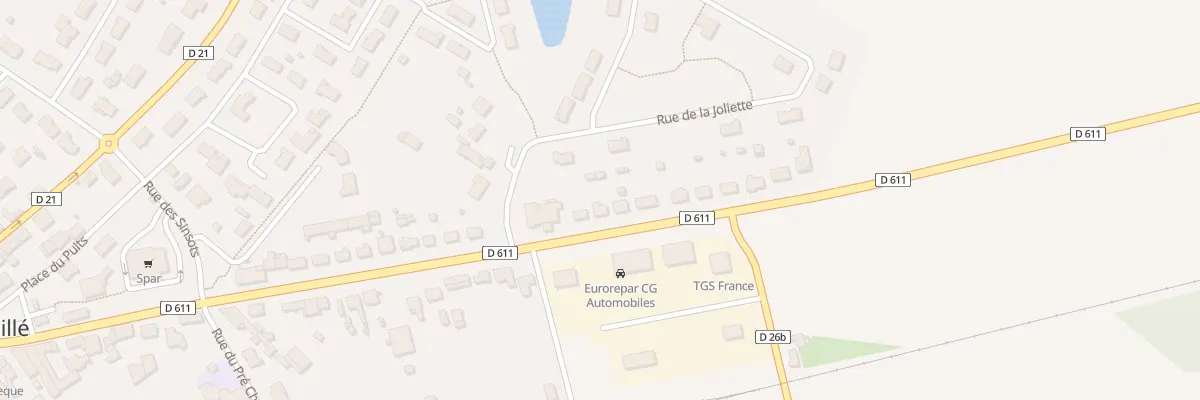 Plan du 37 Rue Mélusine à Rouillé