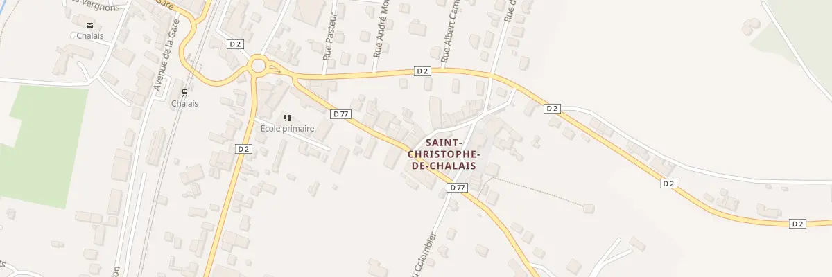 Plan du 3 Rue Emile Bon à Chalais