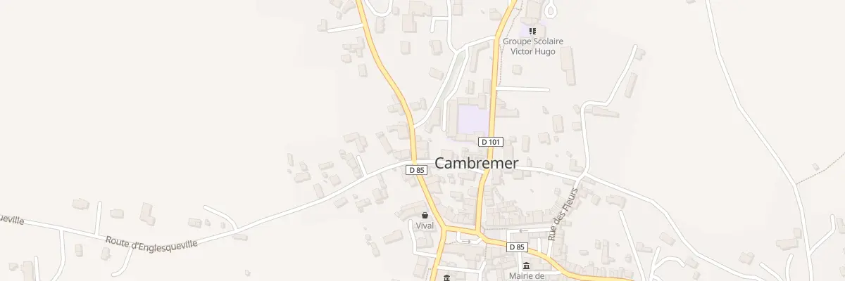 Plan du 16 Rue du Commerce à Cambremer