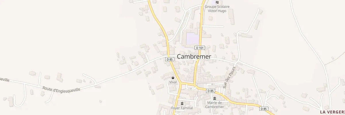 Plan du 12 Rue du Commerce à Cambremer