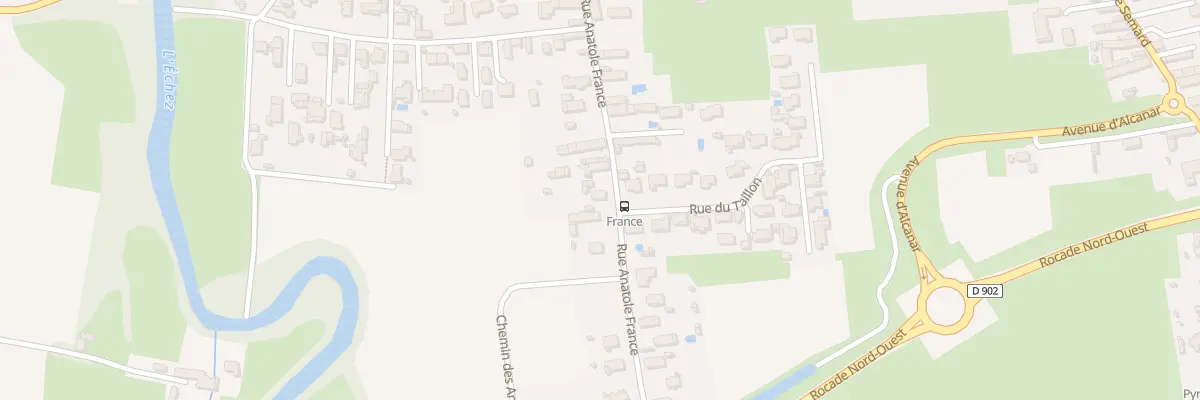Plan du 56B Rue Anatole France à Bordères-sur-l’Échez