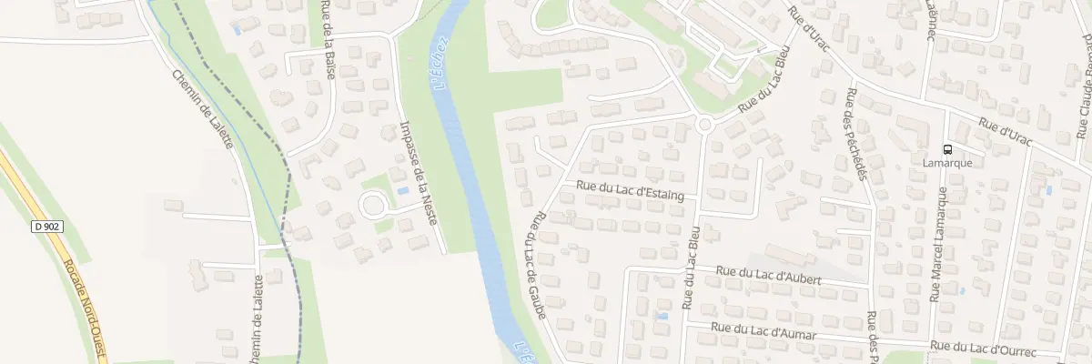Plan du 1 Rue du Lac d’Isaby à Tarbes