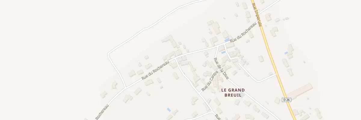 Plan du 7 Rue du Rochereau à Rouillé