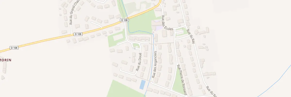 Plan du 1 Rue du Doue à Saint-Ouen-de-Mimbré