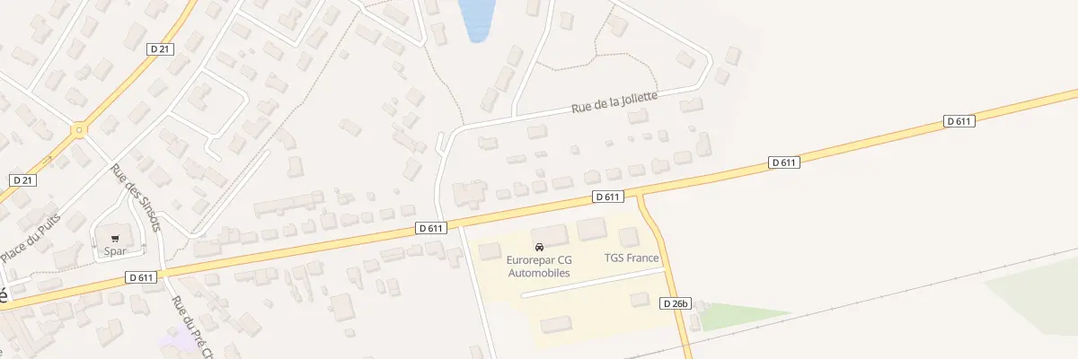 Plan du 39 Rue Mélusine à Rouillé