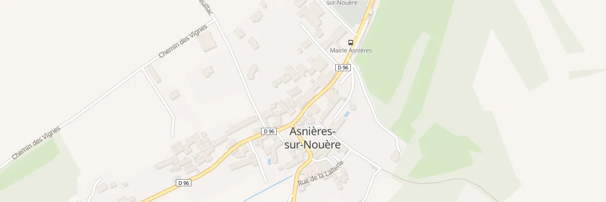 Plan du 5007 Le Bourg à Asnières-sur-Nouère