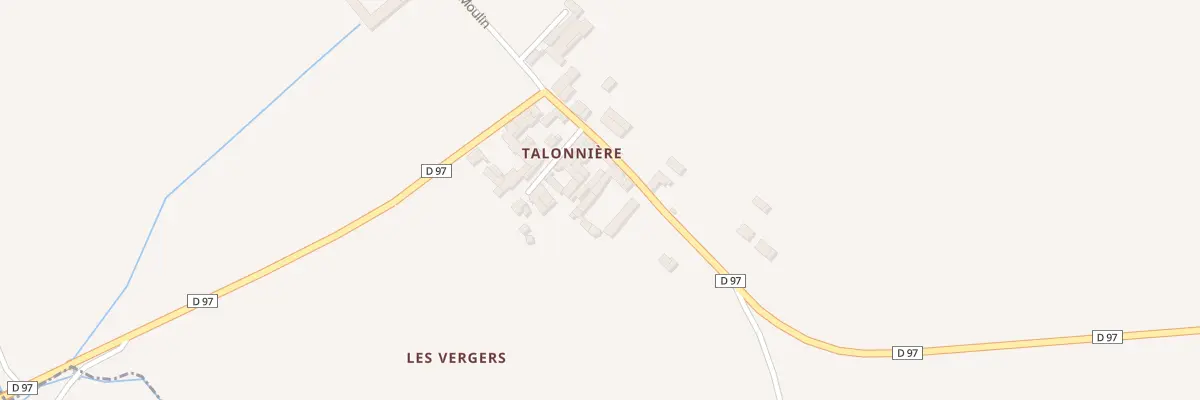 Plan du 5 La Talonniere à Fouqueure