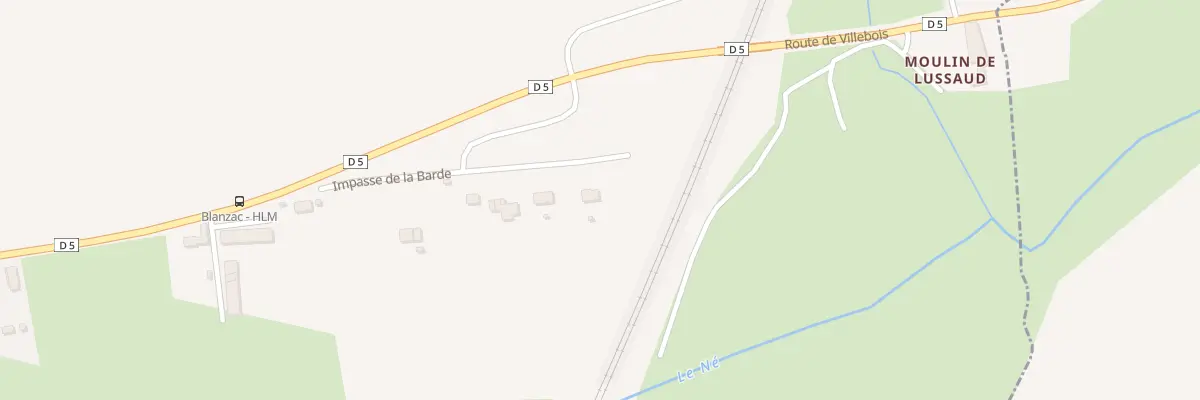 Plan du 14 Imp de la Barde à Coteaux-du-Blanzacais