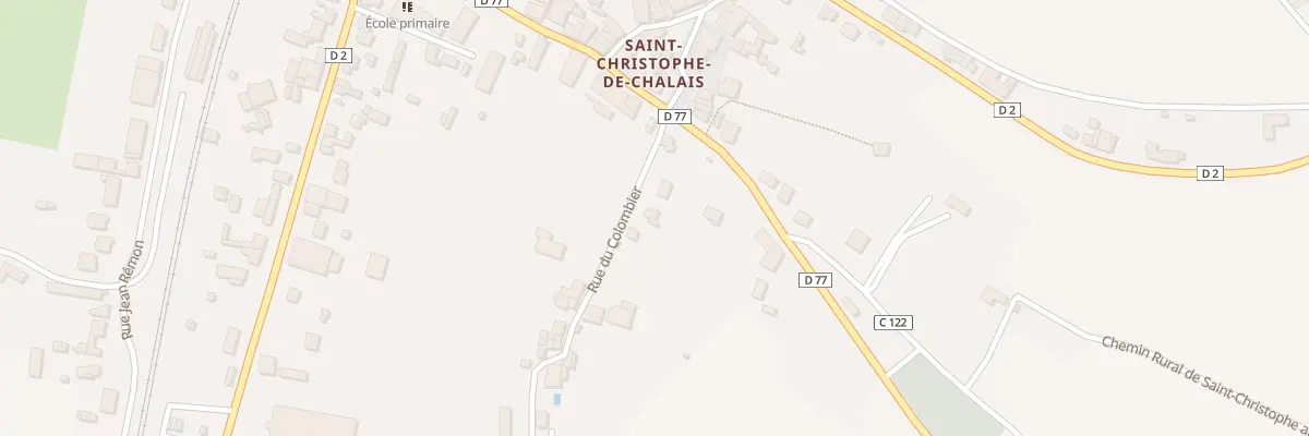 Plan du 5 Rue du Colombier à Chalais