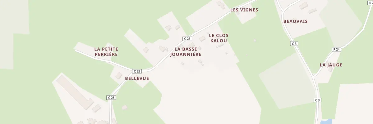 Plan du 5 La Basse Jouanniere à Voivres-lès-le-Mans