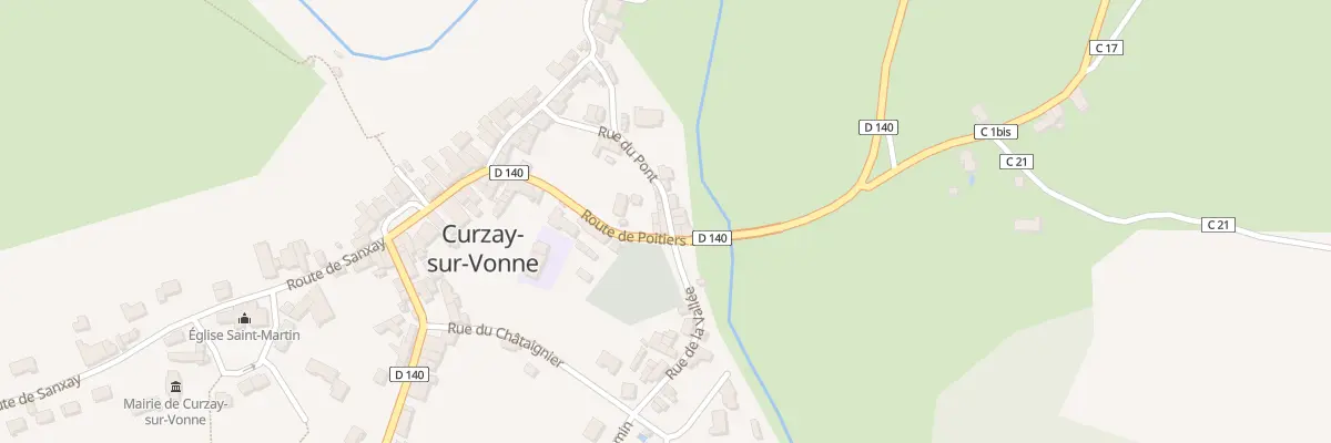 Plan du 4 Rue du Pont à Curzay-sur-Vonne
