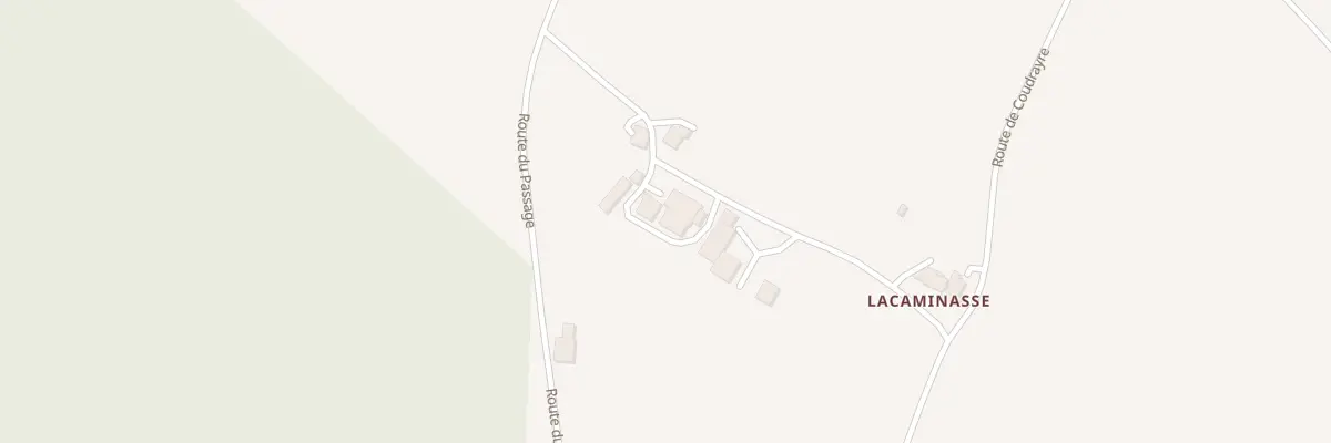 Plan du 3 Rte de Lacaminasse à Jusix