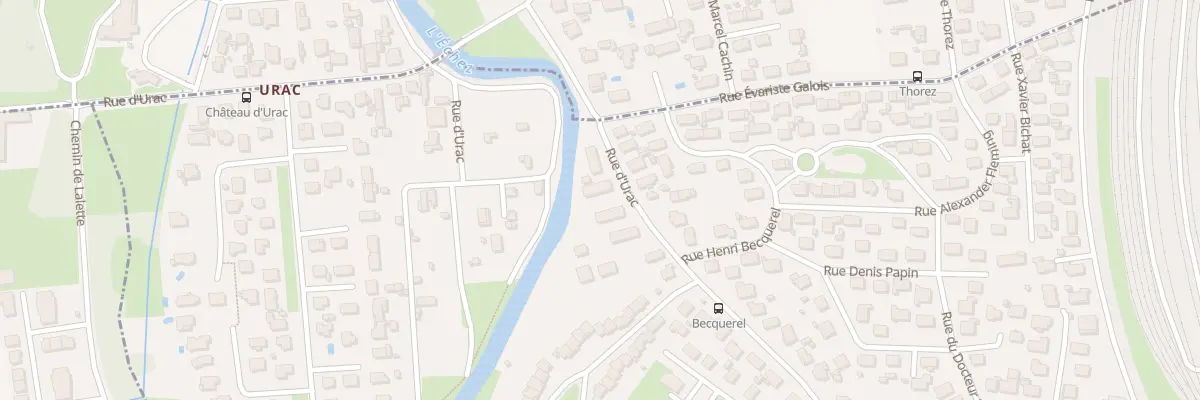Plan du 82 Rue d’Urac à Tarbes