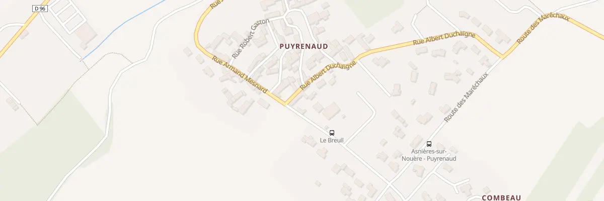 Plan du 5051 Puyrenaud à Asnières-sur-Nouère