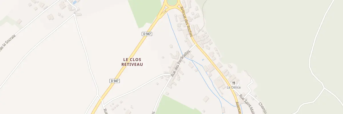 Plan du 129 Rue des Perdrielles à Fontevraud-l’Abbaye