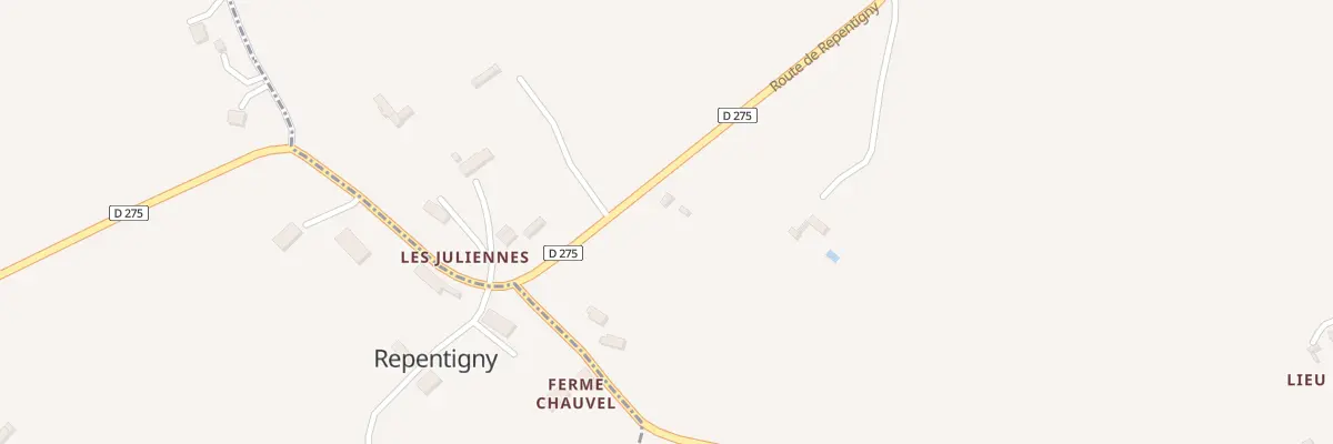 Plan du 299 Rte de Repentigny à Auvillars