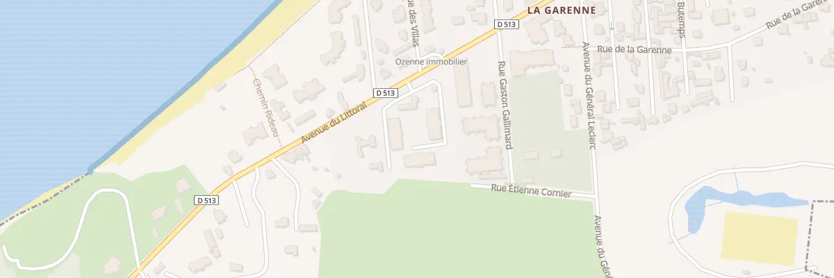 Plan du 41 Av du Littoral à Benerville-sur-Mer