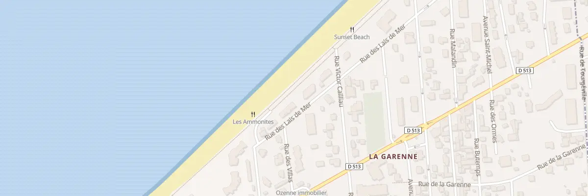 Plan du 5376 Rue des Lais de Mer à Benerville-sur-Mer