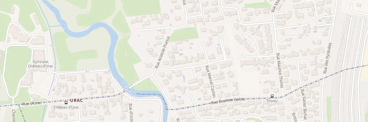 Plan du 5 Rue Marcel Cachin à Bordères-sur-l’Échez