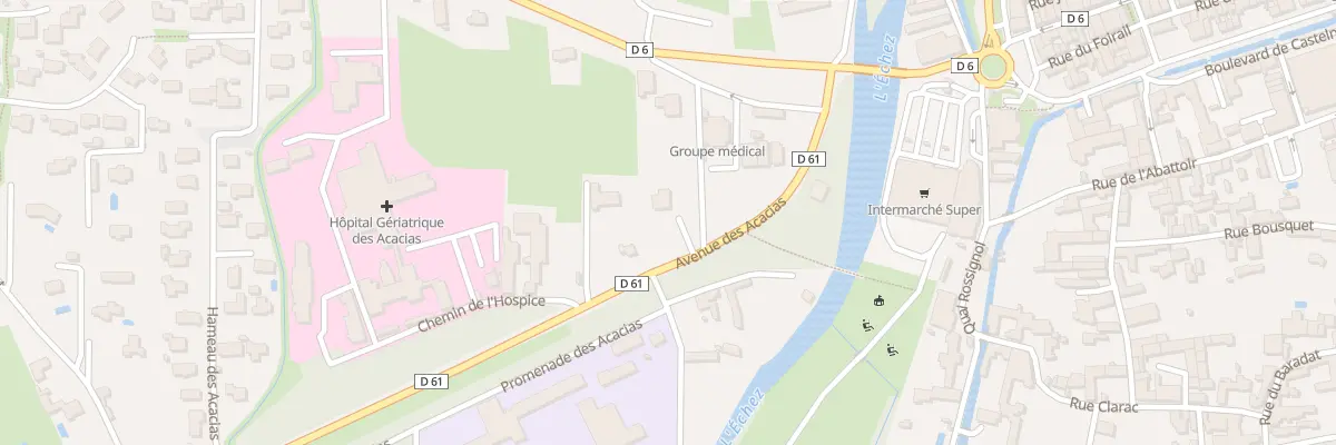 Plan du 6 Av des Acacias à Vic-en-Bigorre