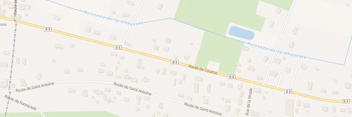Plan du 205 Rte de Coutras au Pizou