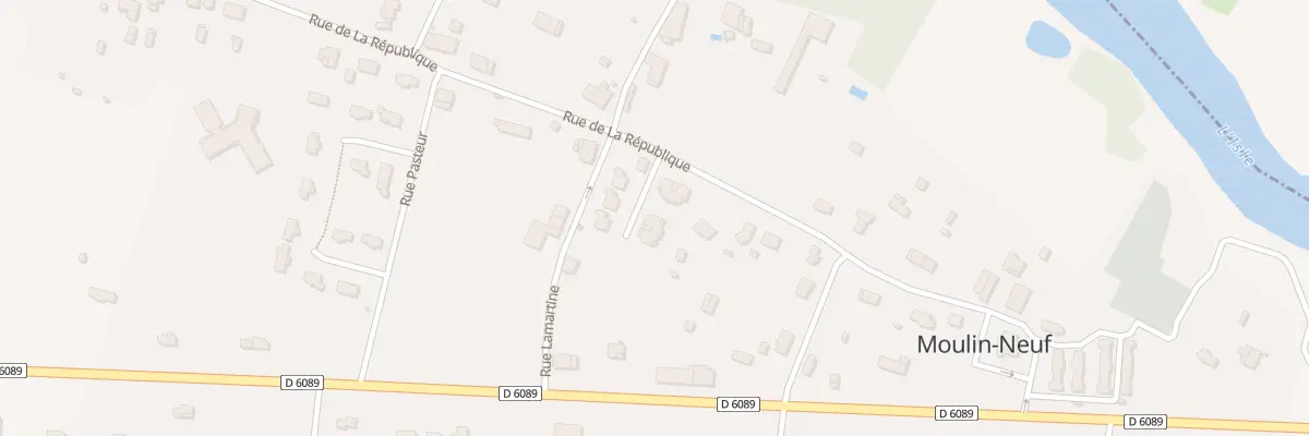 Plan du 19 Rue de la République à Moulin-Neuf