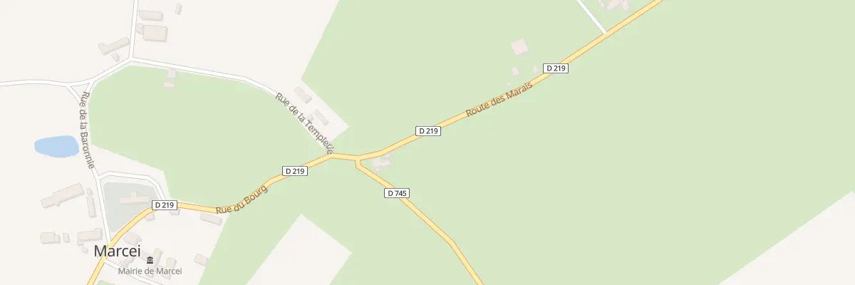 Plan du 2 Rte des Marais à Boischampré