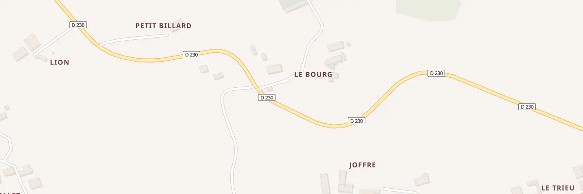 Plan du 1 Le Bourg au Puy