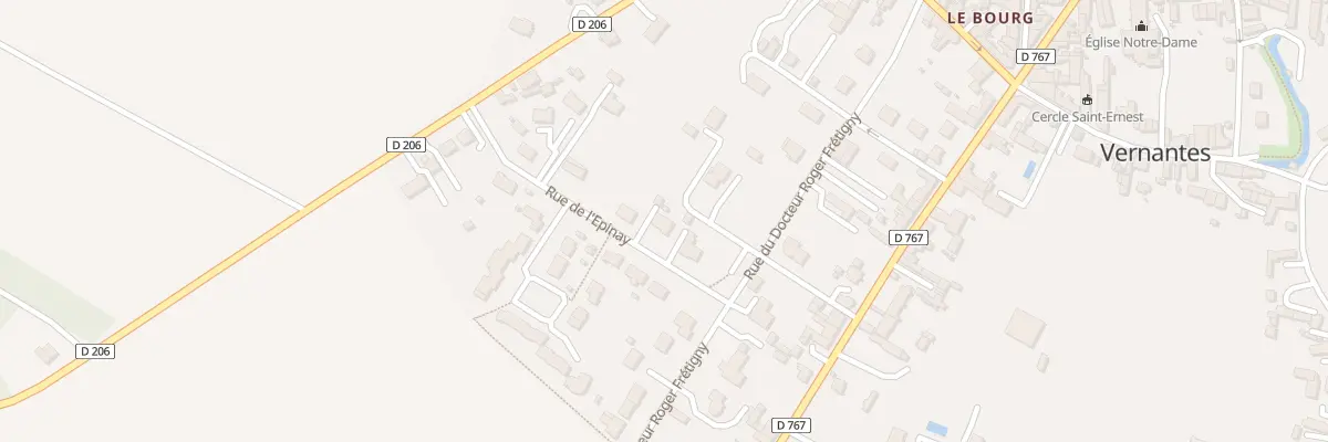 Plan du 4 Rue de l’Epinay à Vernantes