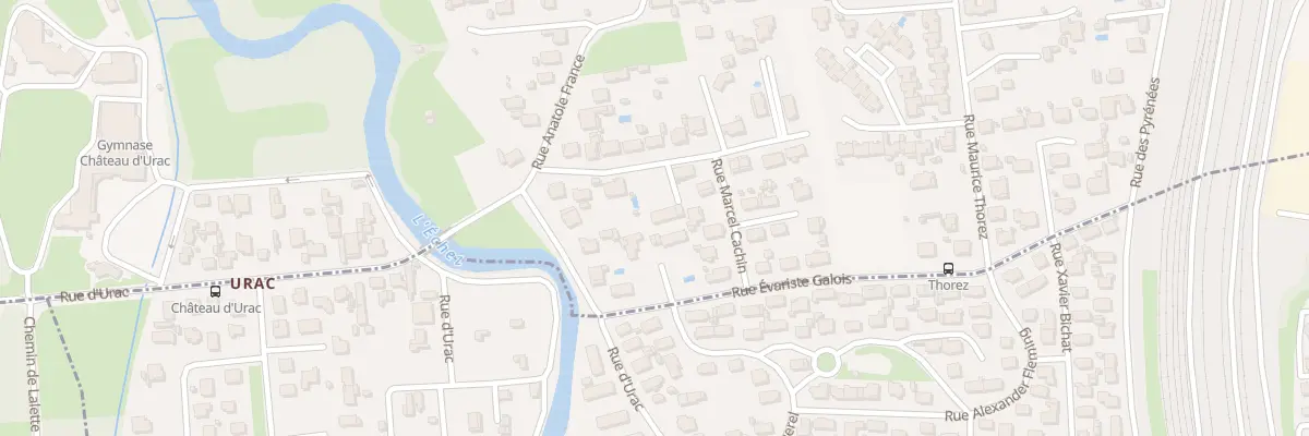 Plan du 4A Rue Marcel Cachin à Bordères-sur-l’Échez