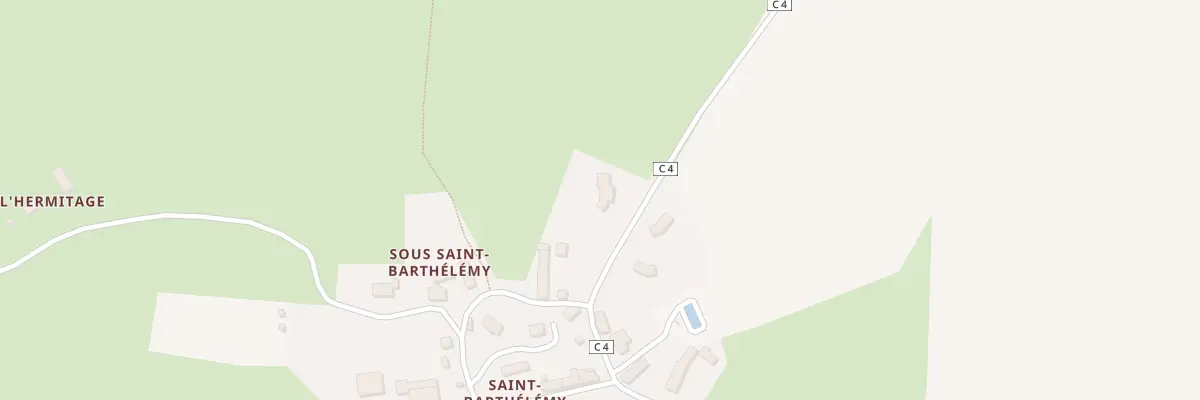 Plan du 134 Hameau de St Barthélemy à Saint-Germain-du-Corbéis