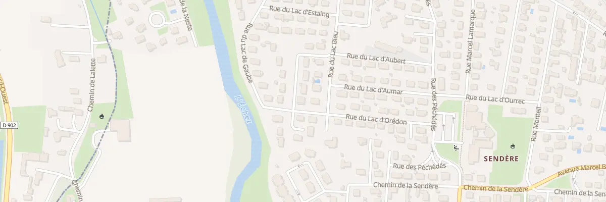 Plan du 2 Rue du Lac de Gaube à Tarbes