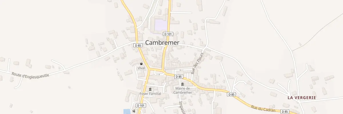 Plan du 10 Rue de Verdun à Cambremer