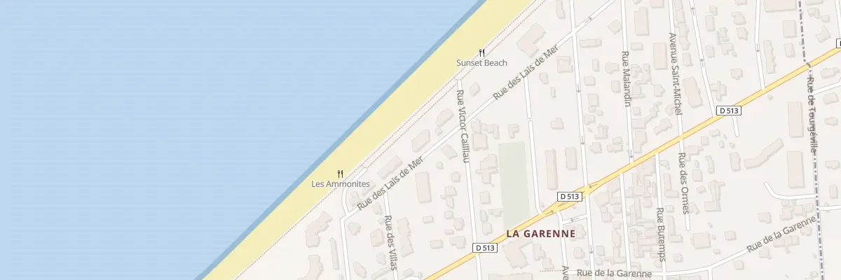 Plan du 42 Rue des Lais de Mer à Benerville-sur-Mer