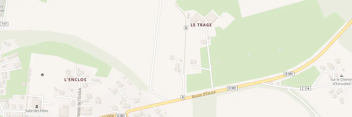 Plan du 189 Rte d’Eauze à Manciet