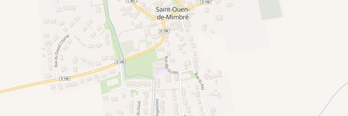 Plan du 1 Rue des Ecoles à Saint-Ouen-de-Mimbré