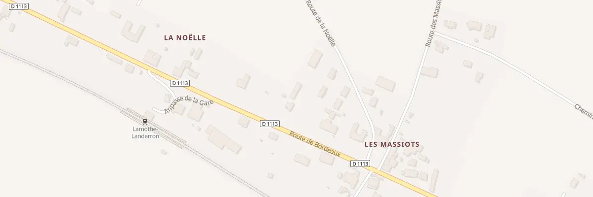 Plan du 2398 Rte de Bordeaux à Lamothe-Landerron
