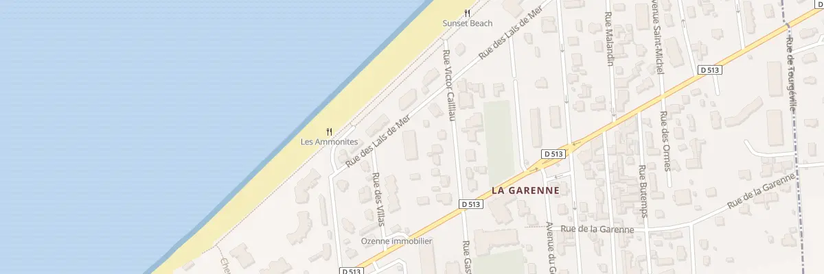 Plan du 5341 Rue des Lais de Mer à Benerville-sur-Mer