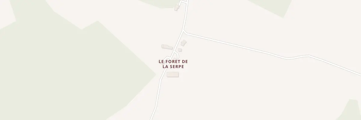 Plan du 5187 La Foret de la Serpe à Nonac
