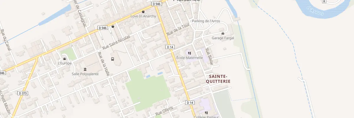 Plan du 25 Rue des Pyrénées à Plaisance