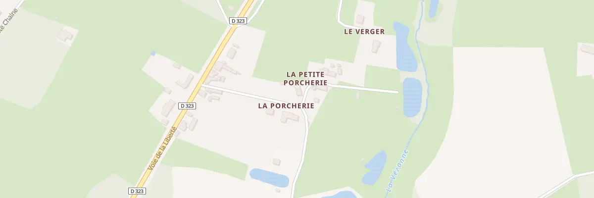 Plan du 5007 La Petite Porcherie à La Fontaine-Saint-Martin