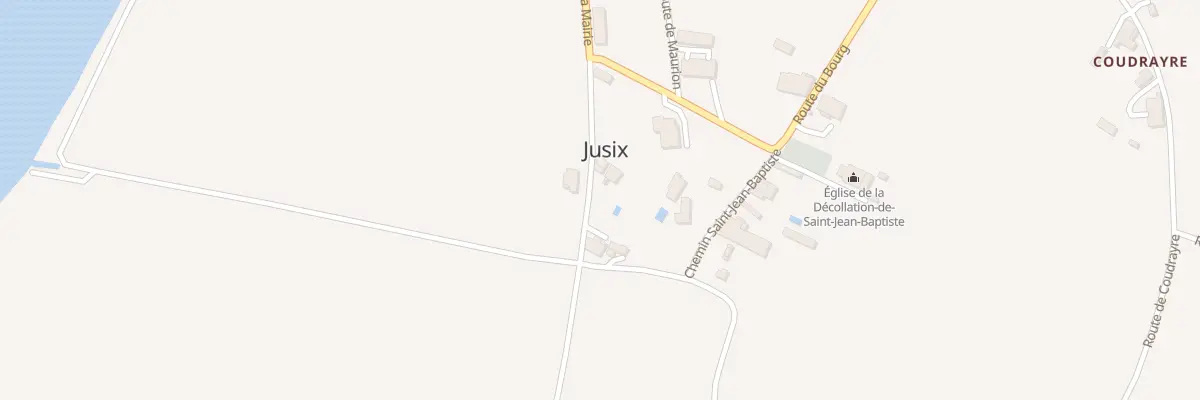 Plan du 62 Au Bourg à Jusix