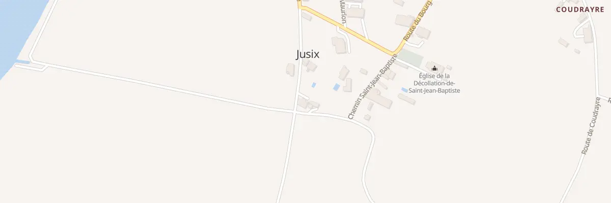 Plan du 59 Au Bourg à Jusix