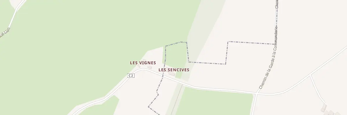 Plan du 5104 Les Sencives à Saint-Christophe-du-Jambet