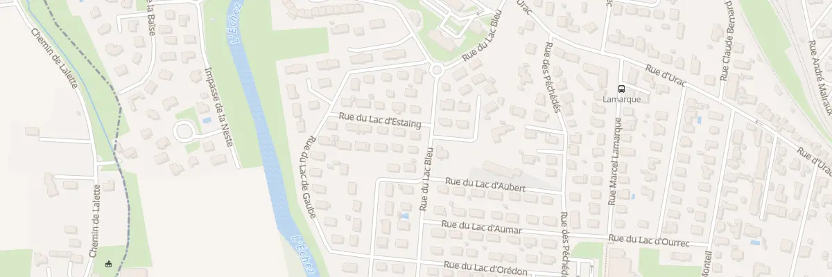 Plan du 1 Rue du Lac d’Estaing à Tarbes