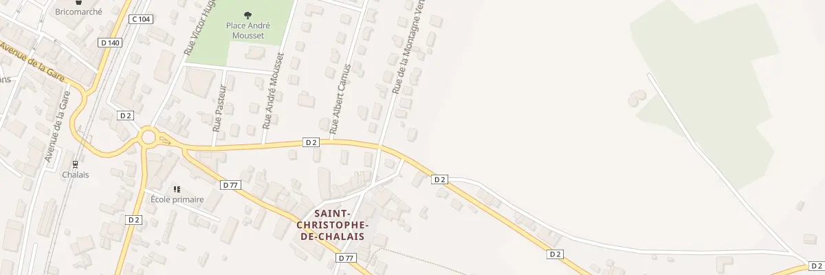 Plan du 21 Rte de Perigueux à Chalais