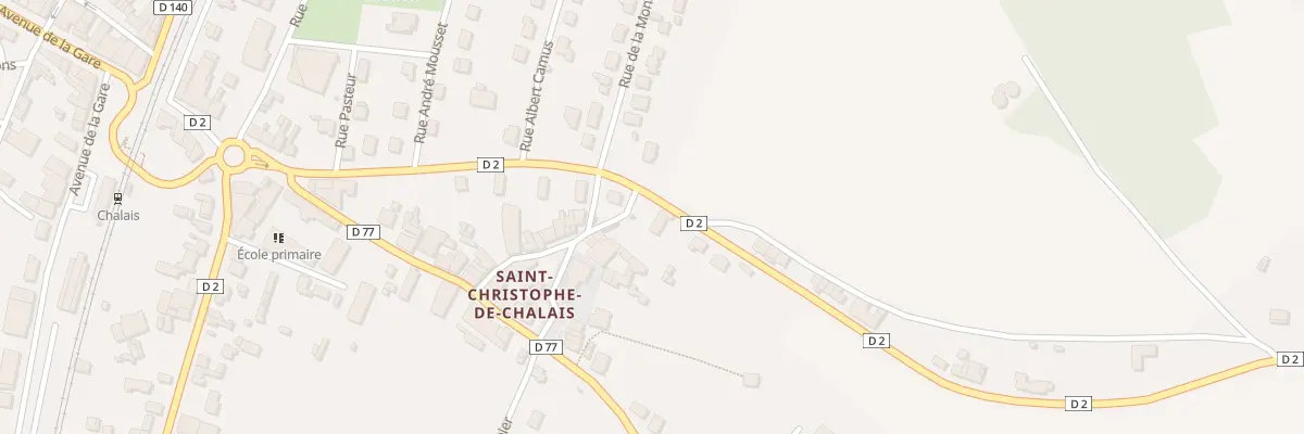 Plan du 20 Rte de Perigueux à Chalais