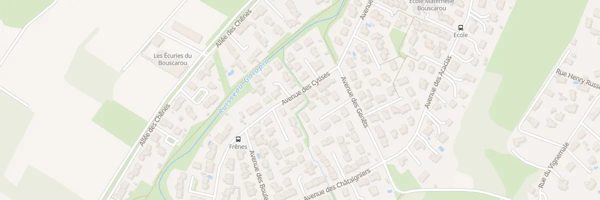 Plan du 8 Av des Cytises à Odos
