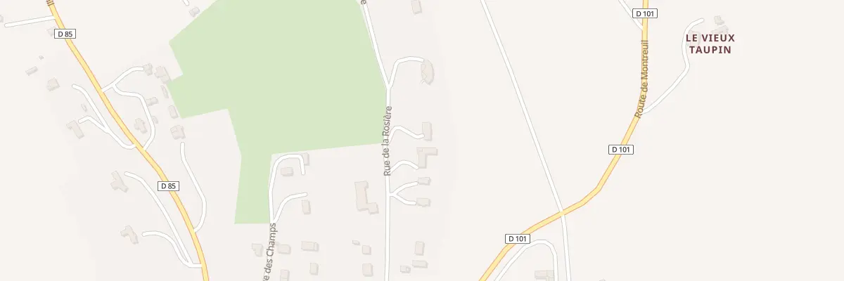 Plan du 14 Rue de la Rosière à Cambremer